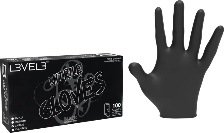 L3VEL3 Nitrilhandschuhe Black