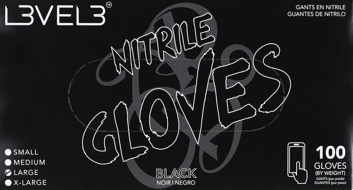 L3VEL3 Nitrilhandschuhe Black – Produktansicht 2