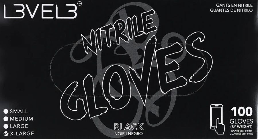L3VEL3 Nitrilhandschuhe XL Black
