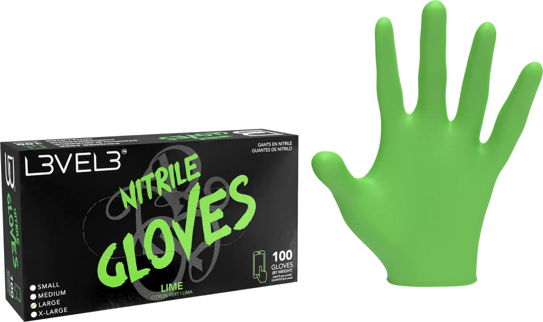L3VEL3 Nitrilhandschuhe Lime