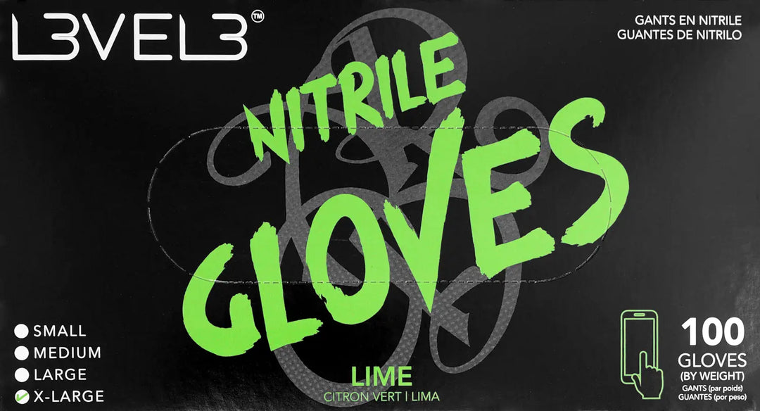 L3VEL3 Nitrilhandschuhe XL Lime