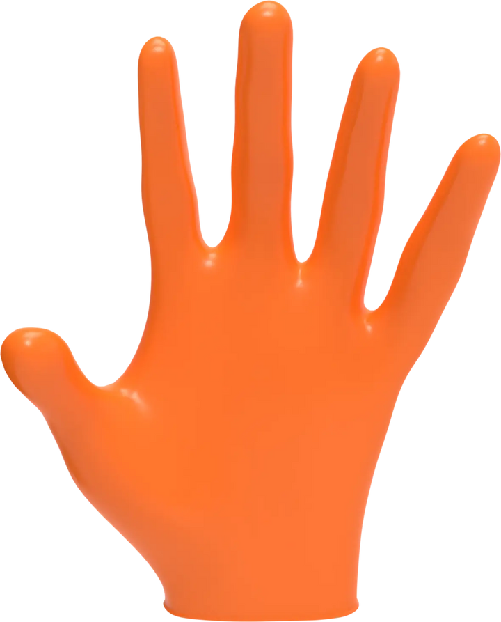 L3VEL3 Nitrilhandschuhe Orange – Produktansicht 3