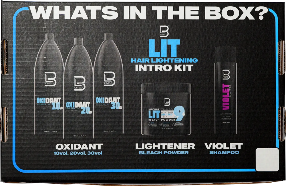 L3VEL3 LIT Haaraufhellungs-Einsteiger-Set – Produktansicht 2