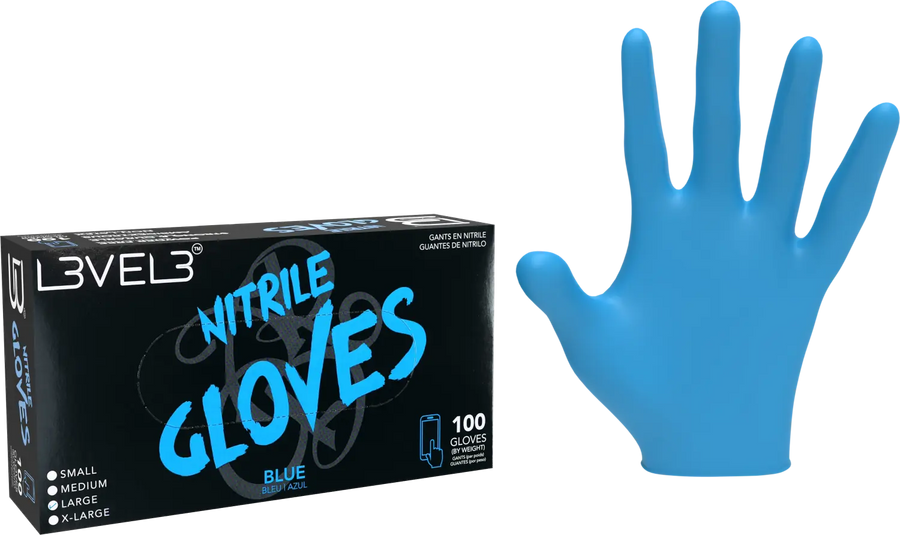 L3VEL3 Nitrilhandschuhe Blue