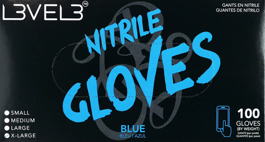 L3VEL3 Nitrilhandschuhe XL Blue