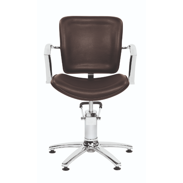 Original Best Buy Styling Georg V Stuhl 5-Beinig  Braun