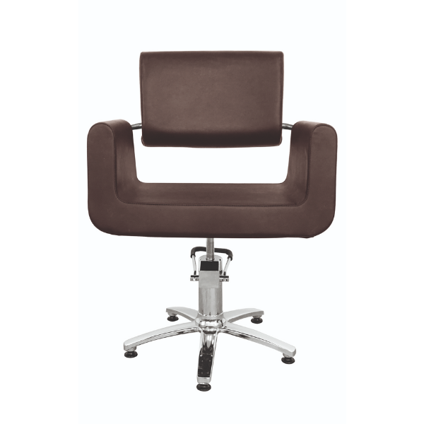 Original Best Buy Friseurstuhl Garonne 5-Beinig Braun