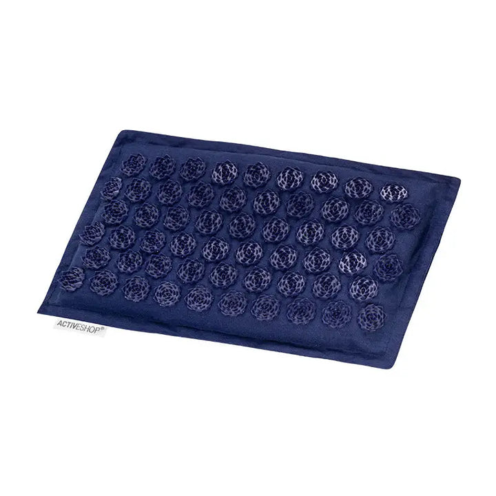 Akupressurmatte activfizjo premium natural dunkelblau mit Kissen - Akupressurmatte
