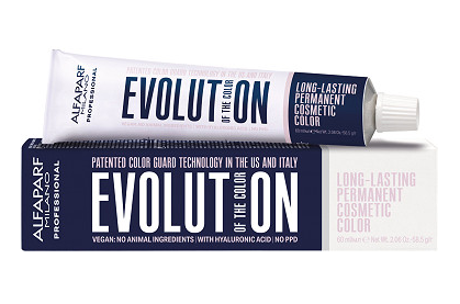 Alfaparf Milano Evolution of the Color – neue Verpackung mit Tube und Faltschachtel