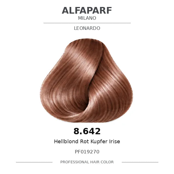 Alfaparf Milano Evolution of the Color Leonardo 8.642 – Hellblond Rot Kupfer Irise, PF019270
