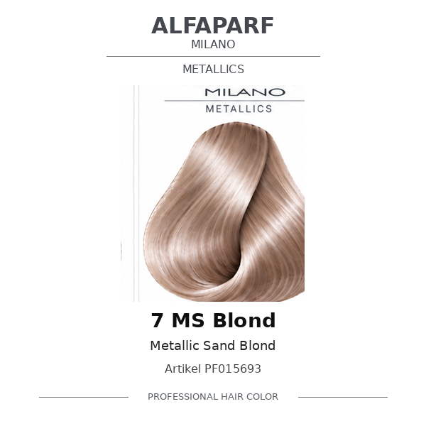 Alfaparf Milano Evolution of the Color Metallics 7 MS Blond, Artikel PF015693
