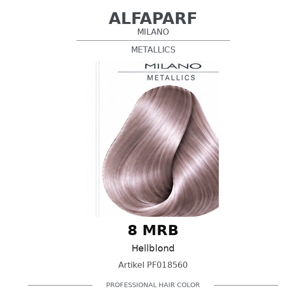 Alfaparf Milano Evolution of the Color Metallics 8 MRB – Hellblond, Artikel PF018560