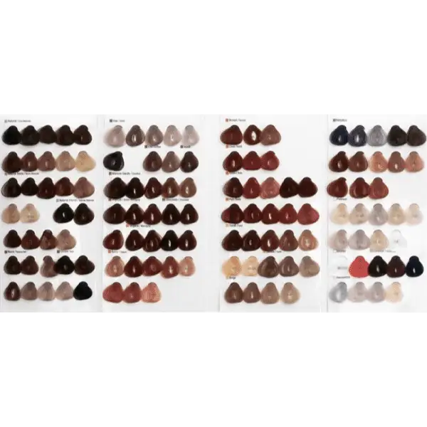 Haarfarben-Proben für Alfaparf Milano Evolution Of The Color Farbkarte
