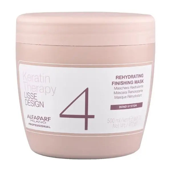 Pinkes Haarmaske-Behälter für Alfaparf Milano Keratin Therapy Lisse Design Rehydrating Mask