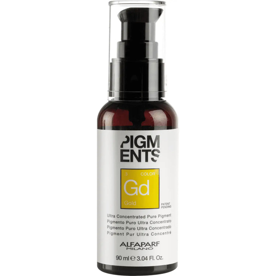 Goldene Haarfarbe Pigment in Pumpflasche für Alfaparf Milano Pigments Color