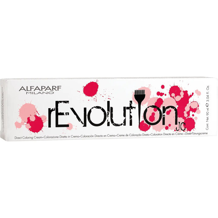 Alfaparf Milano Revolution JC Original Haarfarbe Haarfärbe-Box auf Weißem Hintergrund