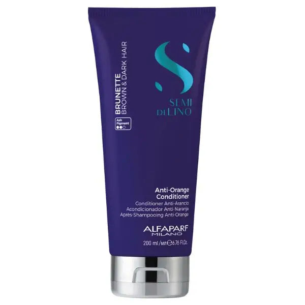 Alfaparf Milano Semi di Lino Brunette Conditioner für braune und dunkle Haare gegen Orange Töne