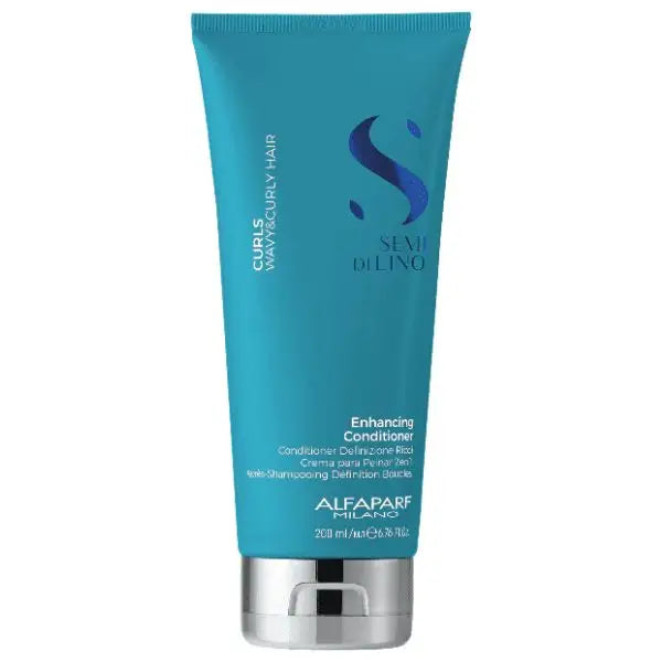 Blaue Tube des Alfaparf Milano Semi di Lino Curls Enhancing Conditioners