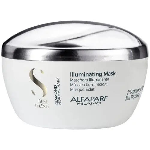 Alfaparf Milano Semi di Lino Diamond aufhellende Haarmaske für strahlendes Haar