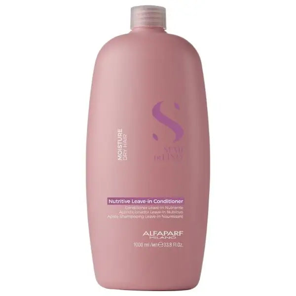 Pink Alfaparf Milano Semi di Lino Moisture Nutritive Leave-In Conditioner Flasche