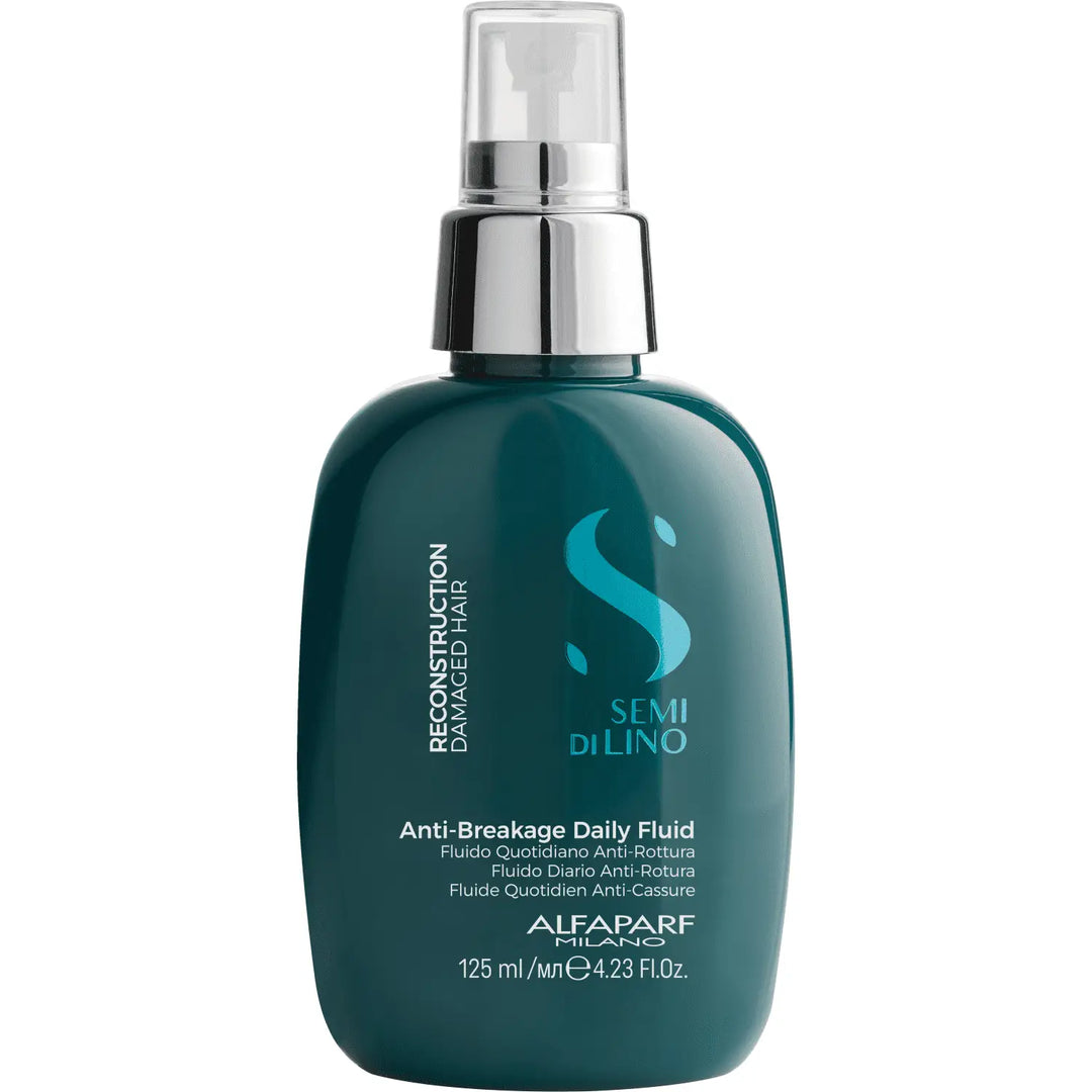 Flasche mit Alfaparf Milano Semi di Lino Reconstruction Anti-Breakage Tagesfluid