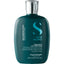 Teal Shampoo-Flasche für geschädigtes Haar von Alfaparf Milano Semi di Lino