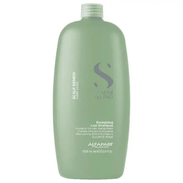 Grüne Shampoo-Flasche Alfaparf Milano Semi Di Lino Scalp Renew Energizing Low Shampoo