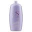 Violette Shampoo-Flasche für glattes Haar bei Alfaparf Milano Semi Di Lino Smooth
