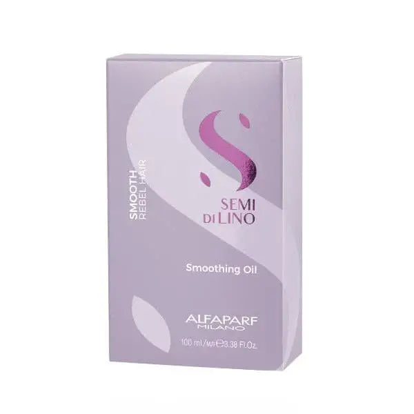 Alfaparf Milano Semi di Lino Smooth glättendes Öl in Verpackung