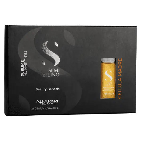 Schnittstelle des Alfaparf Milano Semi di Lino Sublime Cellula Madre Beauty Genesis Haarpflege-Produkts