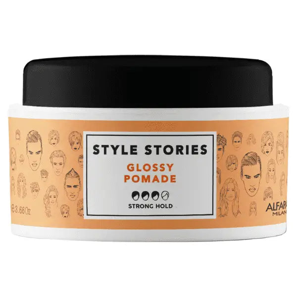 Haarstyling Pomade Alfaparf Milano Style Stories Glossy für glänzendes Haar