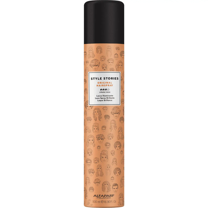 Hairspraydose für Styling von Alfaparf Milano Style Stories Original Hairspray