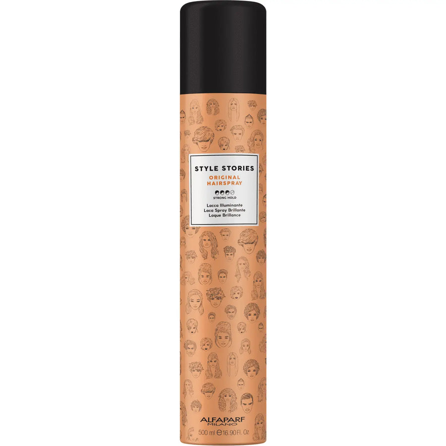 Hairspraydose für Styling von Alfaparf Milano Style Stories Original Hairspray