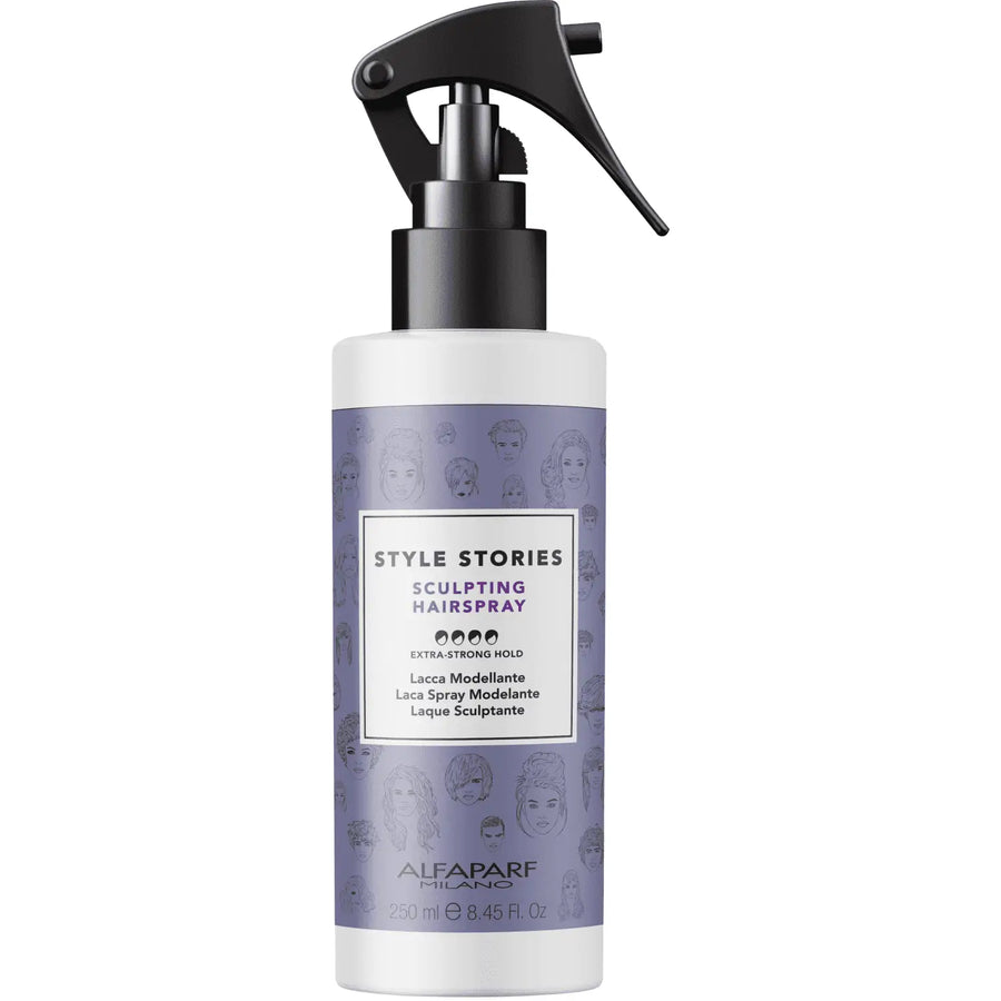 Alfaparf Style Stories Haarspray Flasche für eleganten Halt und Volumen