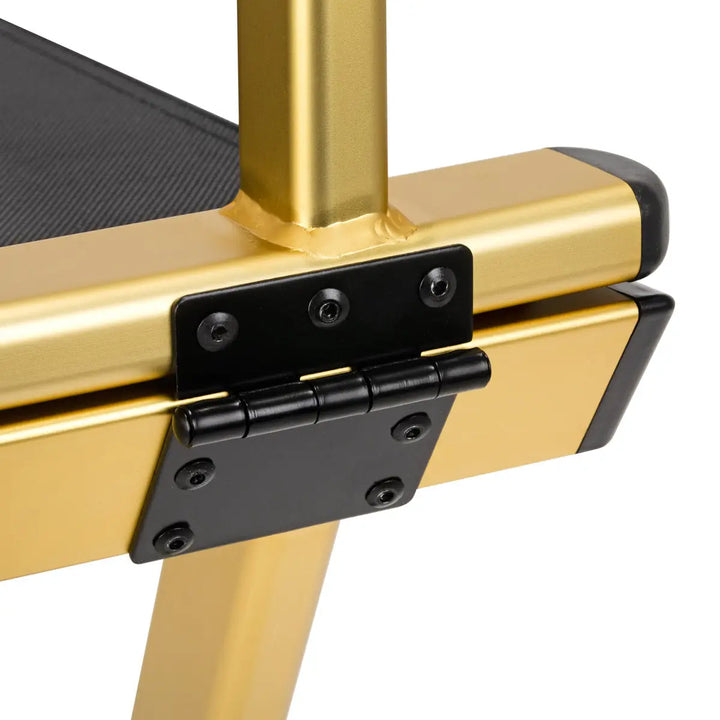 Alu Make-up Klappstuhl Gold - Klappstühle