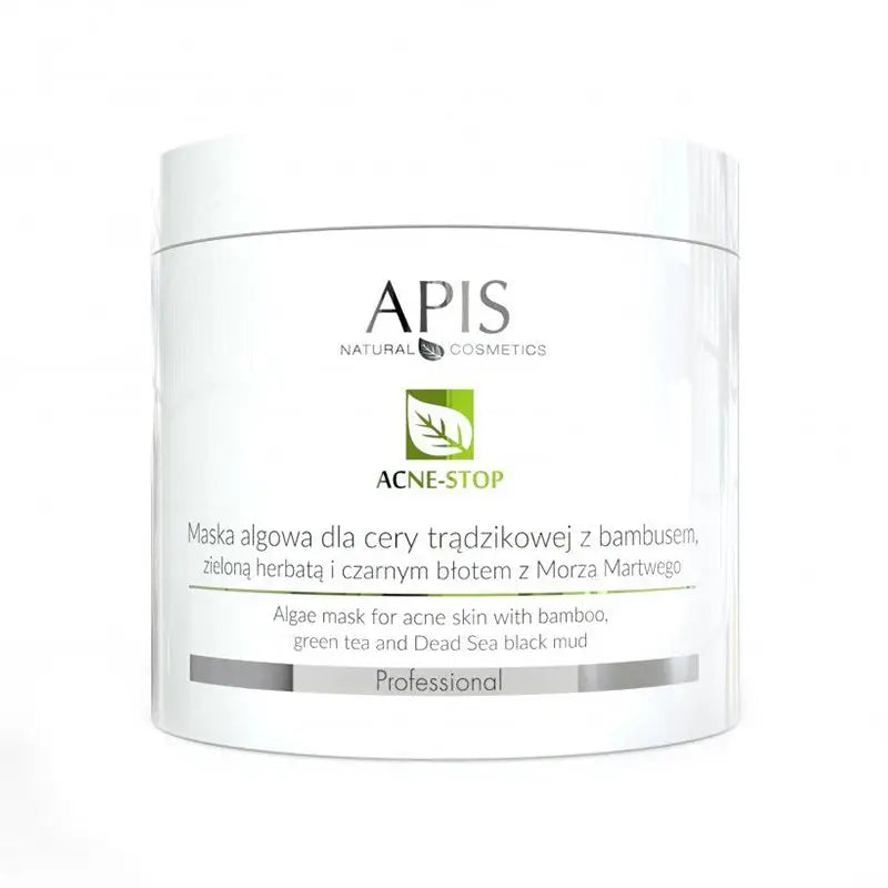Apis Akne-Stop-Algenmaske für zu Akne neigende Haut 200g zur Hautregeneration