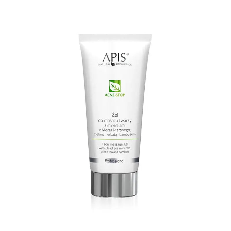 Tube des APIS Akne-Stop-Glättungsgels für die Gesichtsmassage bei fettiger Haut