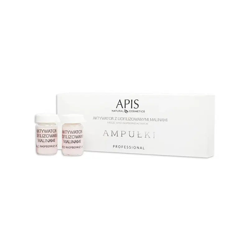 Apis Himbeeren Ampullen im Produkt APIS Aktivatorampullen mit gefriergetrockneten Himbeeren