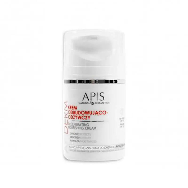 Weißer Jar mit Apis Apiderm Wiederaufbau- und Pflegecreme für den Tag nach Chemotherapie