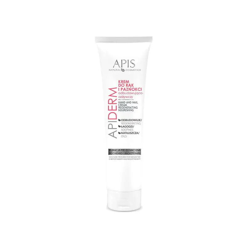 Tube mit Hand- und Nagelcreme für Regeneration nach Chemotherapie und Strahlentherapie