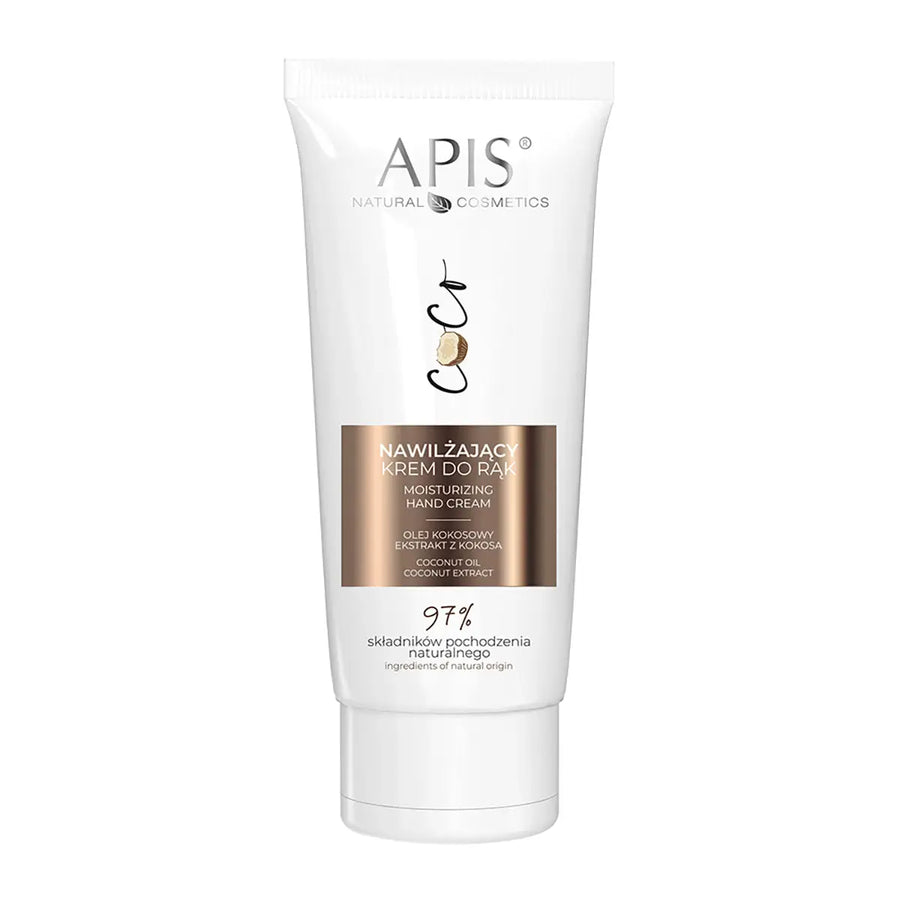 Apis Coco Feuchtigkeitsspendende Handcreme mit Kokosnussöl und Kokosextrakt 50 ml - Handcreme