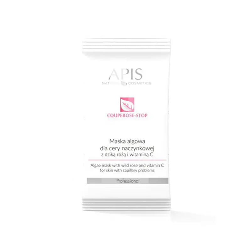 Algenmaske für Haut mit Kapillarproblemen, Apis Couperose-Stop, 20g