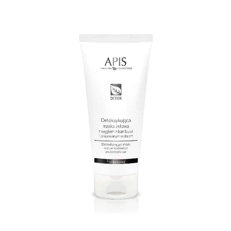 Weißer Tube der Apis entgiftenden Gelmaske mit Bambuskohle und Silber 200 ml