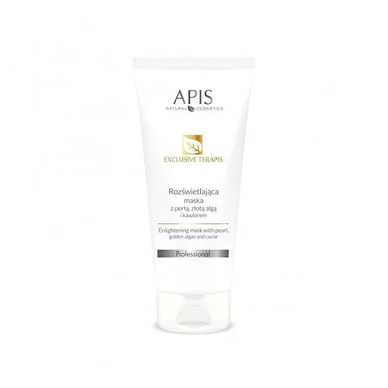 Tube der Apis Exklusive Therapie leuchtende Maske mit Perle, Goldalgen und Kaviar