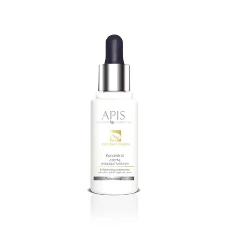 Weiße Flasche Hautserum mit Tropfer für Apis exklusives Therapiekonzentrat 30ml