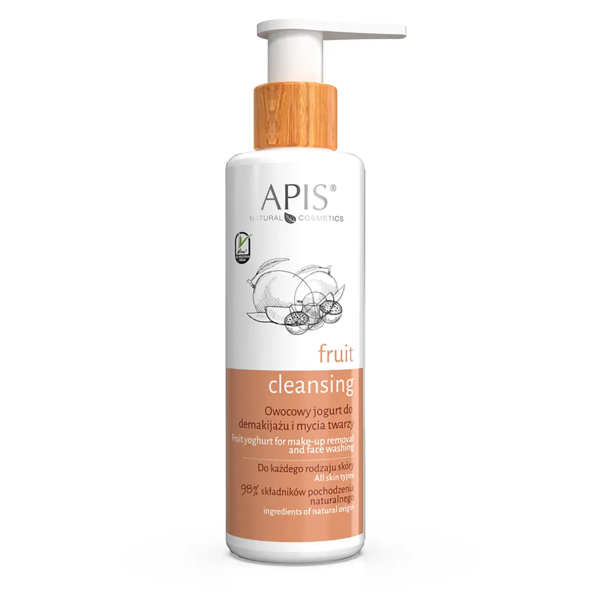 Apis Fruchtjoghurt zum Abschminken und Waschen des Gesichts 150 ml - Gesichtspflege
