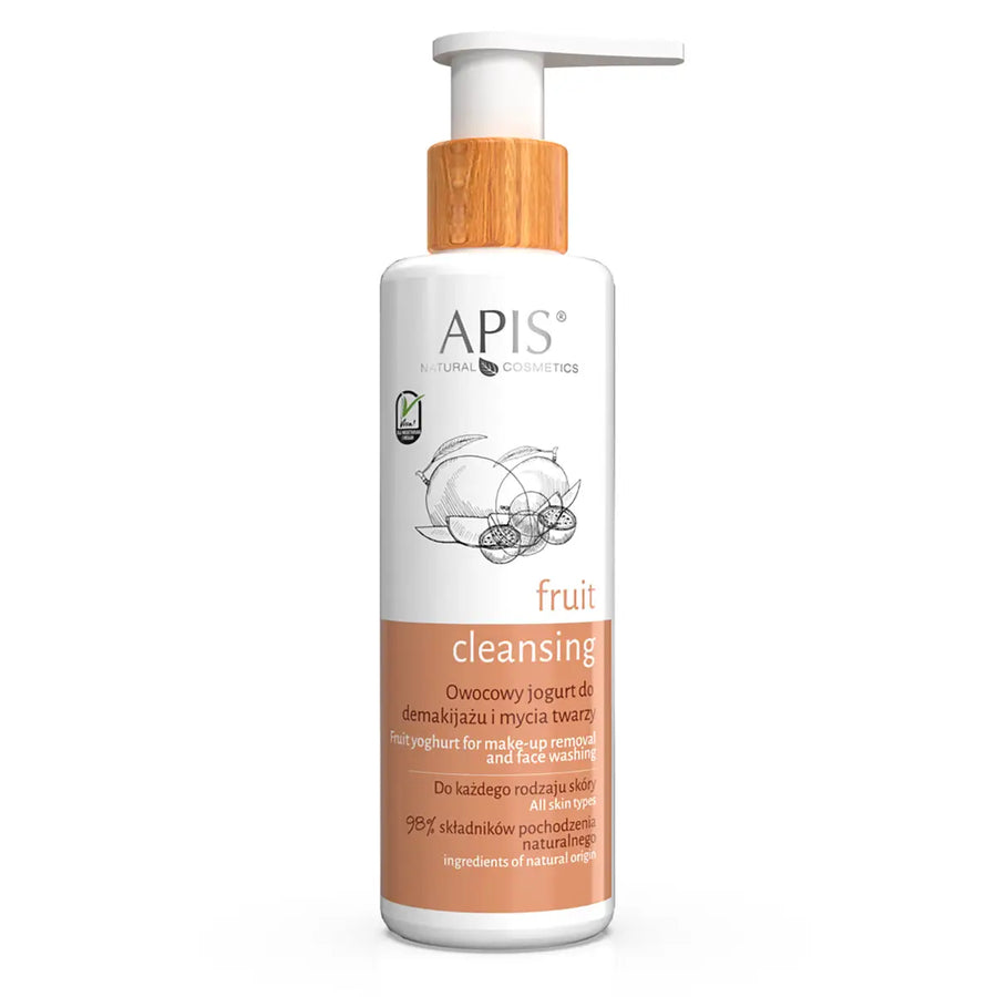Apis Fruchtjoghurt zum Abschminken und Waschen des Gesichts 150 ml - Gesichtspflege