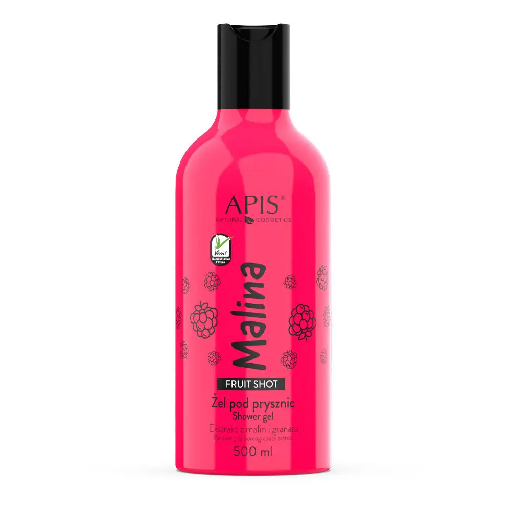 Apis Fruit Shot Himbeer-Duschgel 500 ml - Duschgel
