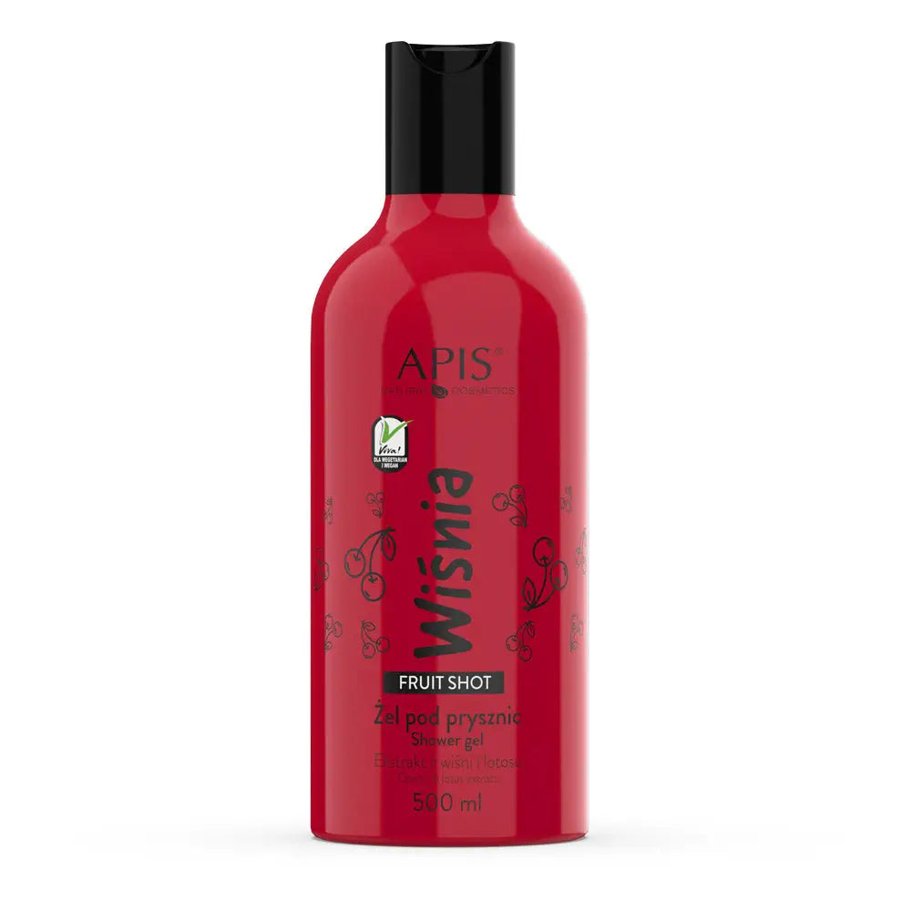 Apis Fruit Shot Kirschduschgel 500 ml - Körperpflege