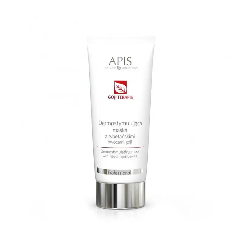 Weiße Tube der Apis Goji Terapis Dermostimulierende Maske mit Goji-Frucht 200ml